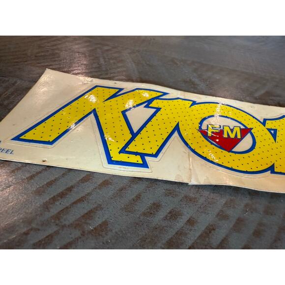 101 KLOL / K101 FM Bumper Sticker Houston Texas Radio 80s Decal - Picture 5 of 5